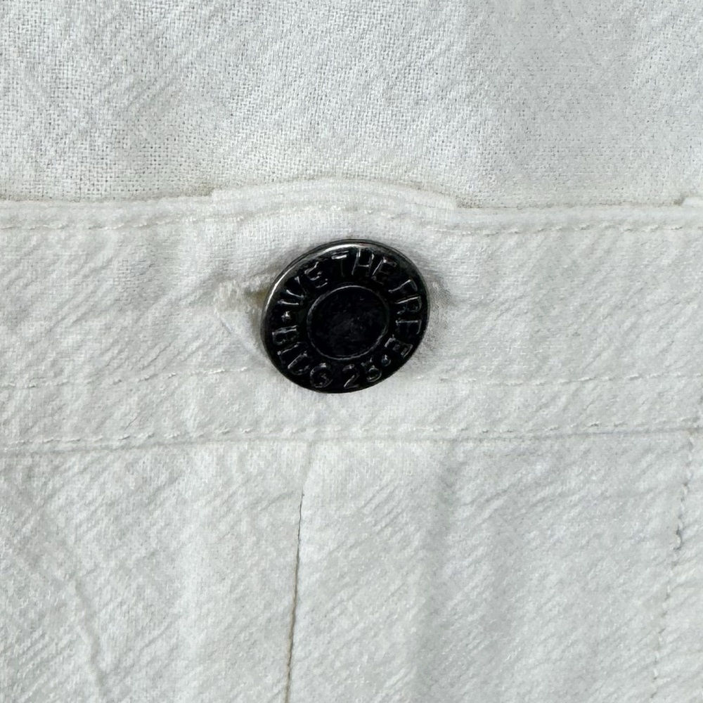 NWOT Ronnie Cotton Poplin Cream Button Mini Shirtdress Size Small Brunch - Picture 7 of 13